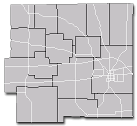 Wayne County GIS Data Server Map